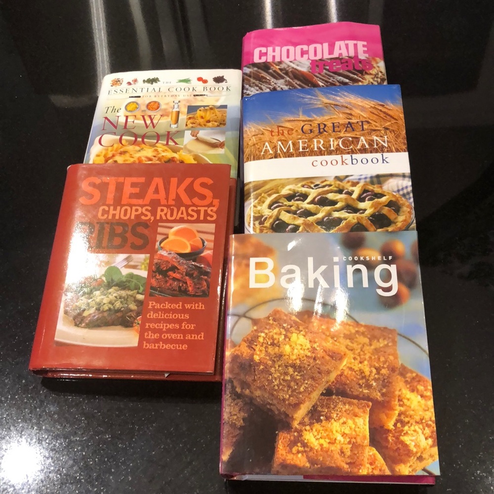 Cook books set of 5